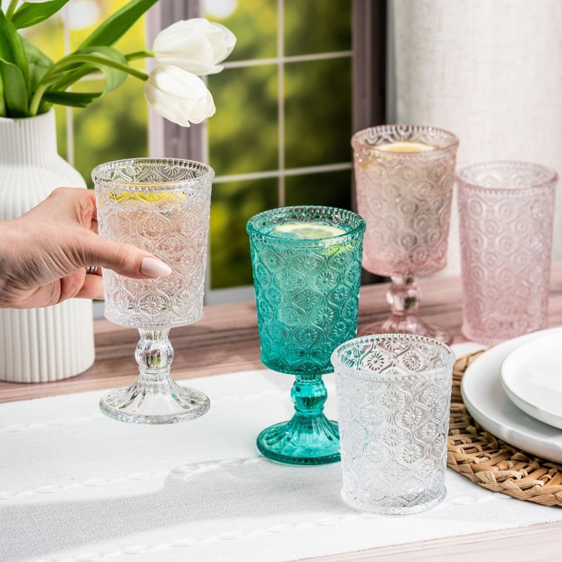 Verres à vin Mitzi, Ambre