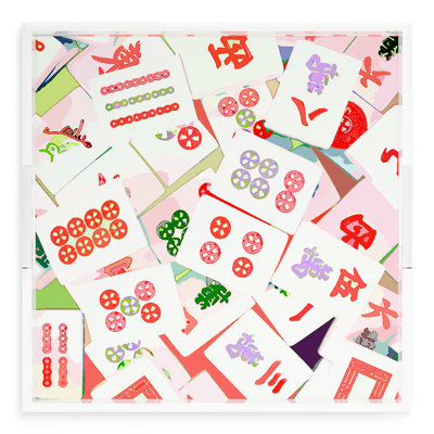Mahjong Acrylic Decorative Tray