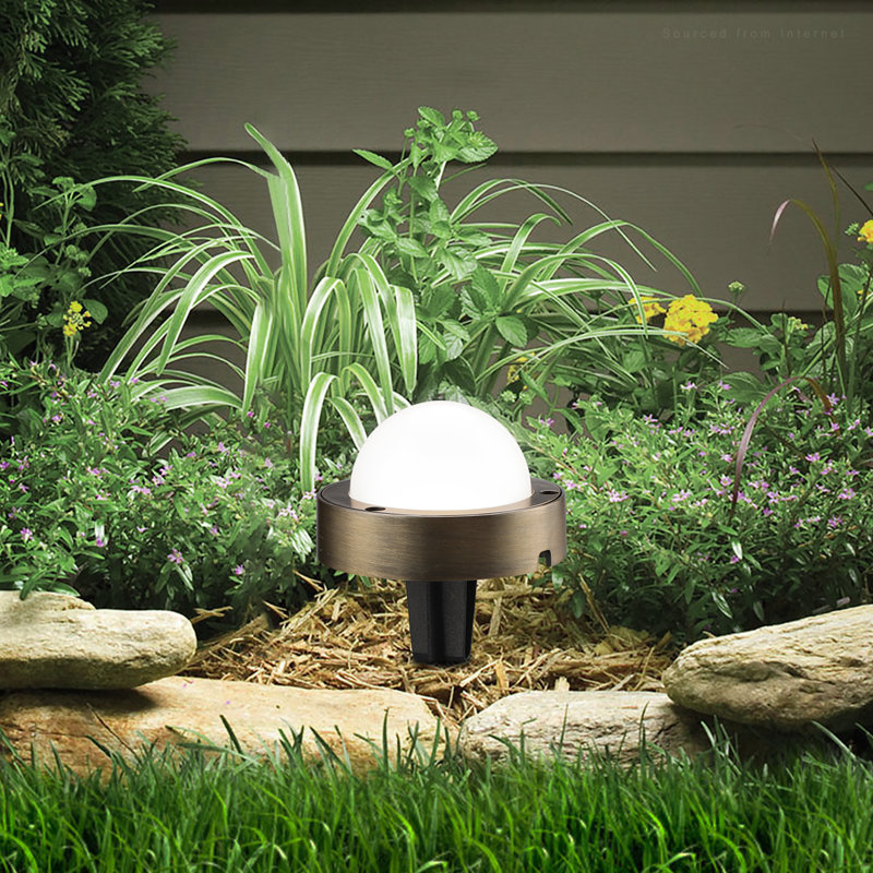 Lumière de paysage à DEL Luna, lumières de sentier basse tension 4,5 W, 12 à 24 V CA / CC, étanche IP65, homologué UL