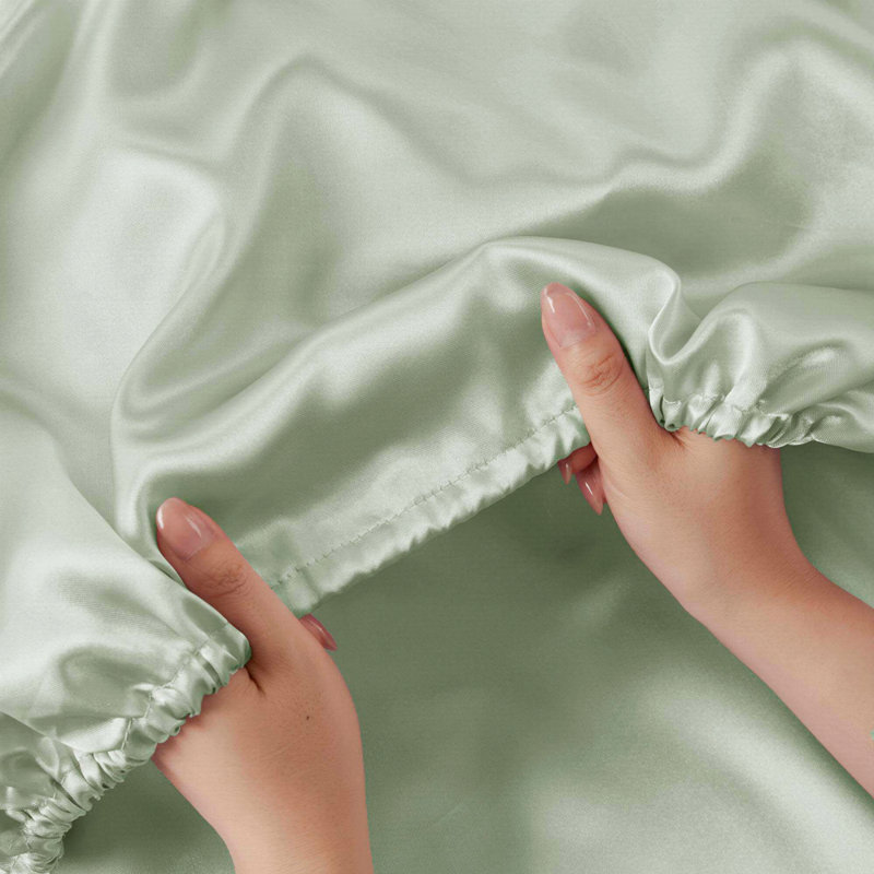 Luxury Sheet Set, Twin Coverlet + 3 Additional Pieces, Sage