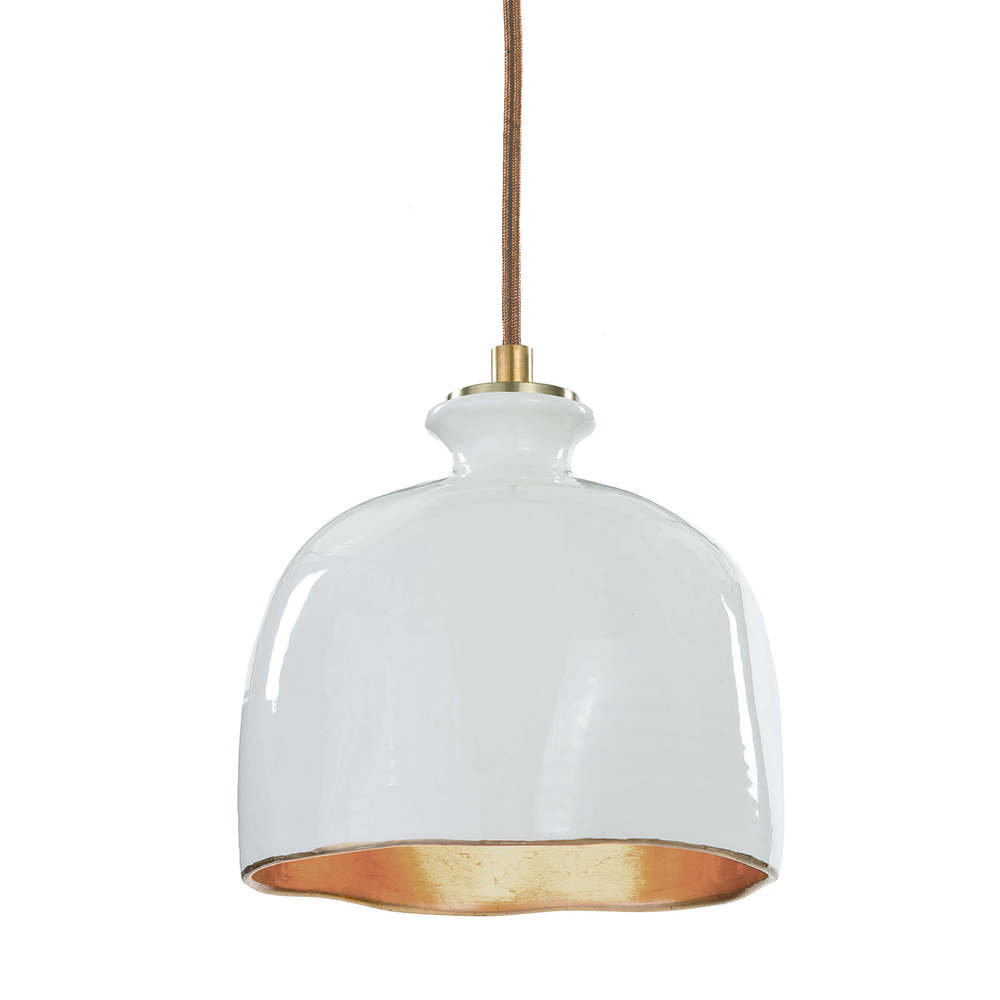 Bianca 1 - Light Polished Brass Single Pendant Regina Andrew
