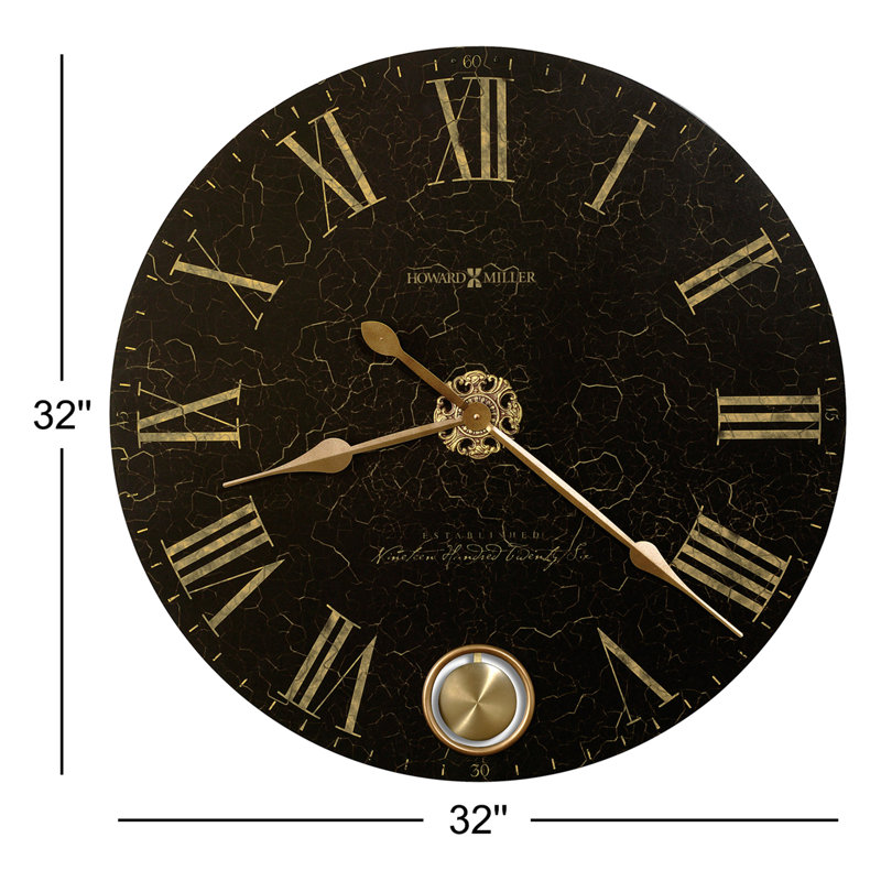 Oversized London Night 32" Wall Clock