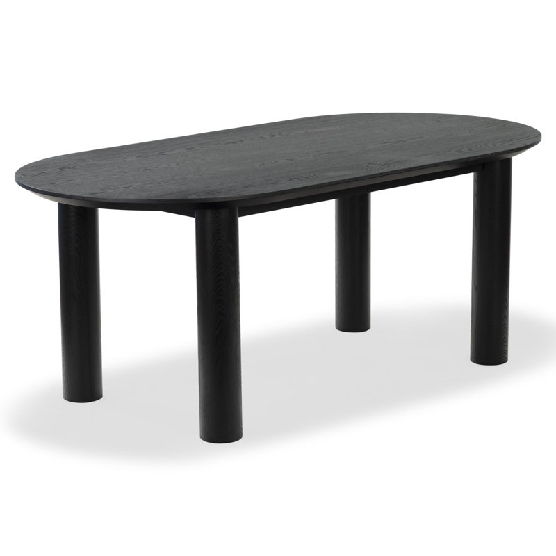 Table de salle à manger Aleshire, Noir
