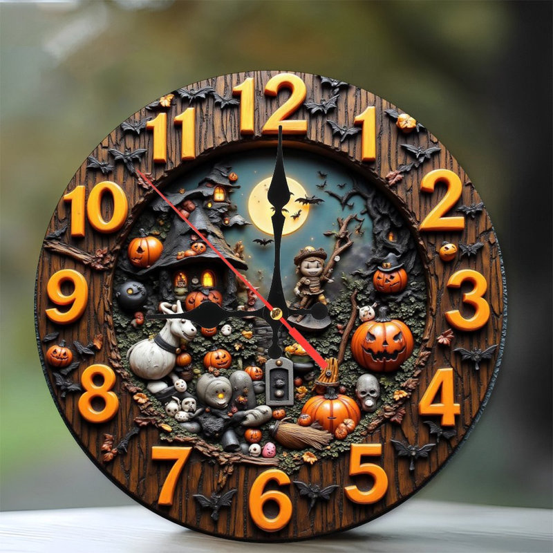 Horloge d'Halloween