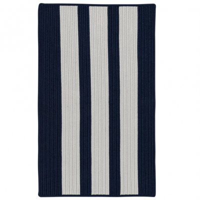 Tapis réversible intérieur / extérieur Wes - bleu marine