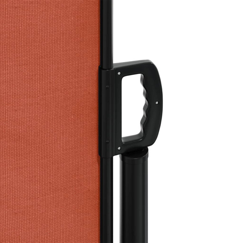 Auvent latéral rétractable Vidaxl anthracite, H 55,1 po x l 472,4 po, Orange