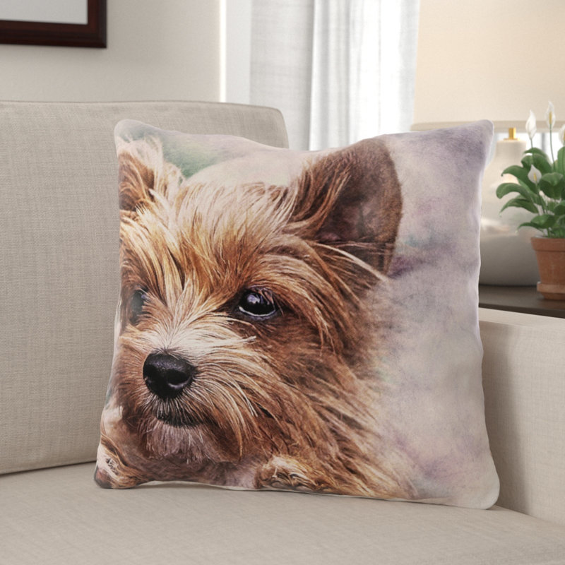  Housse de coussin carré et insert, Microsuède, Intérieur