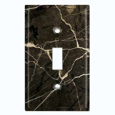 Patterned 1 - Gang Toggle Light Switch Standard Wall Plate