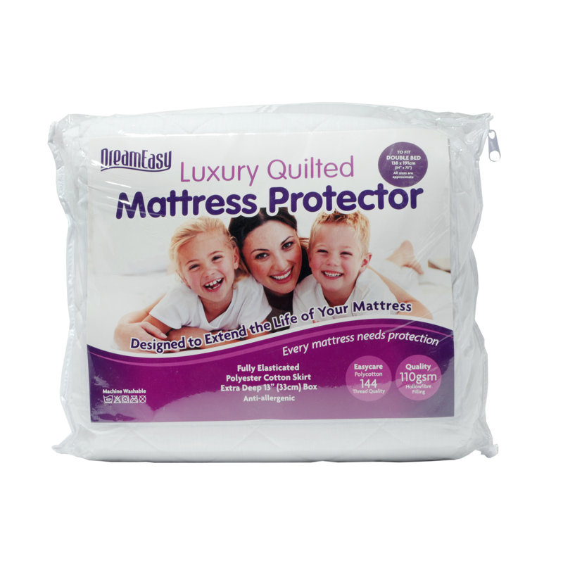 Fitted Mattress Protector Case Pack, Double (4'6)