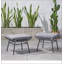 Repose-pieds d'extérieur en rotin synthétique Montana Light-1351559494