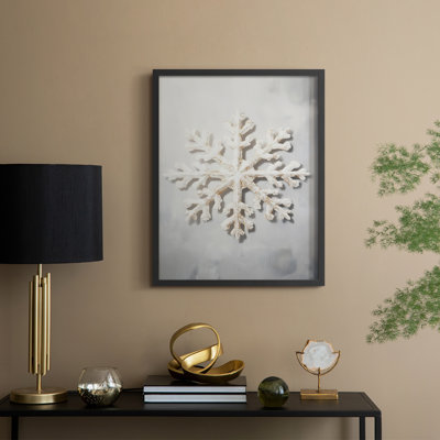 «Christmas Holiday Art», série 2-XXXII, reproduction encadrée - bois massif