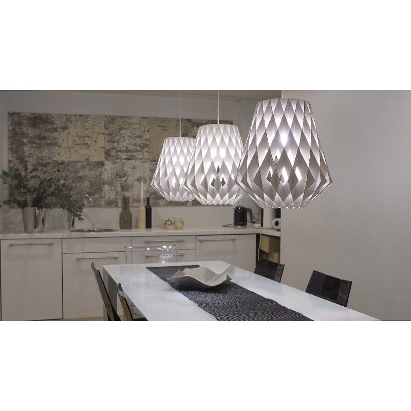 Pilke 1 - Light LED Pendant, Black Stained