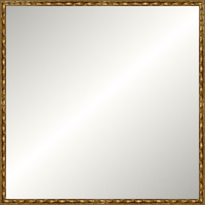 Antique Gold Wave Signature Mirror