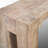 Landry Solid Reclaimed Wood Console Table with Whitewash Finish and Blush Undertones