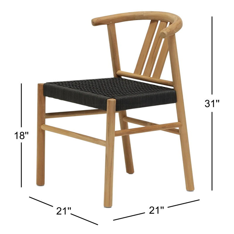 Outdoor Teak Dining Side Chair