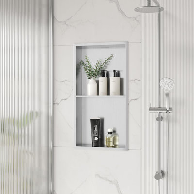 Stainless Steel Shower Niche 24" X 12"