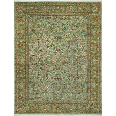 Pak-Persian Egemen Lt. Green Rug