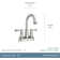 Brecklyn Centerset Bathroom Faucet with Push Down Drain