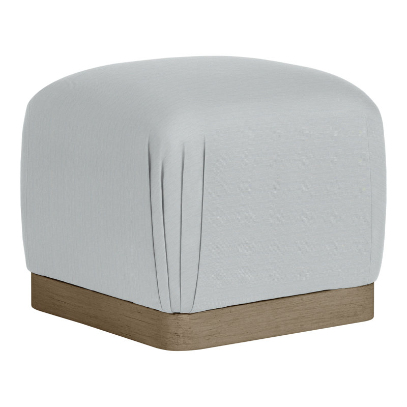 Nola Square Ottoman, Perigold Tres Chic Ice Blue, Hampton