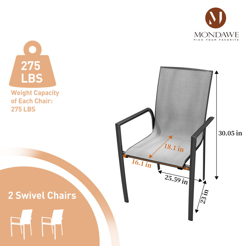 Outdoor Stacking Dining Armchair