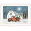 «Wintry Weather» par Billy Jacobs, reproduction encadrée prête à accrocher, cadre blanc