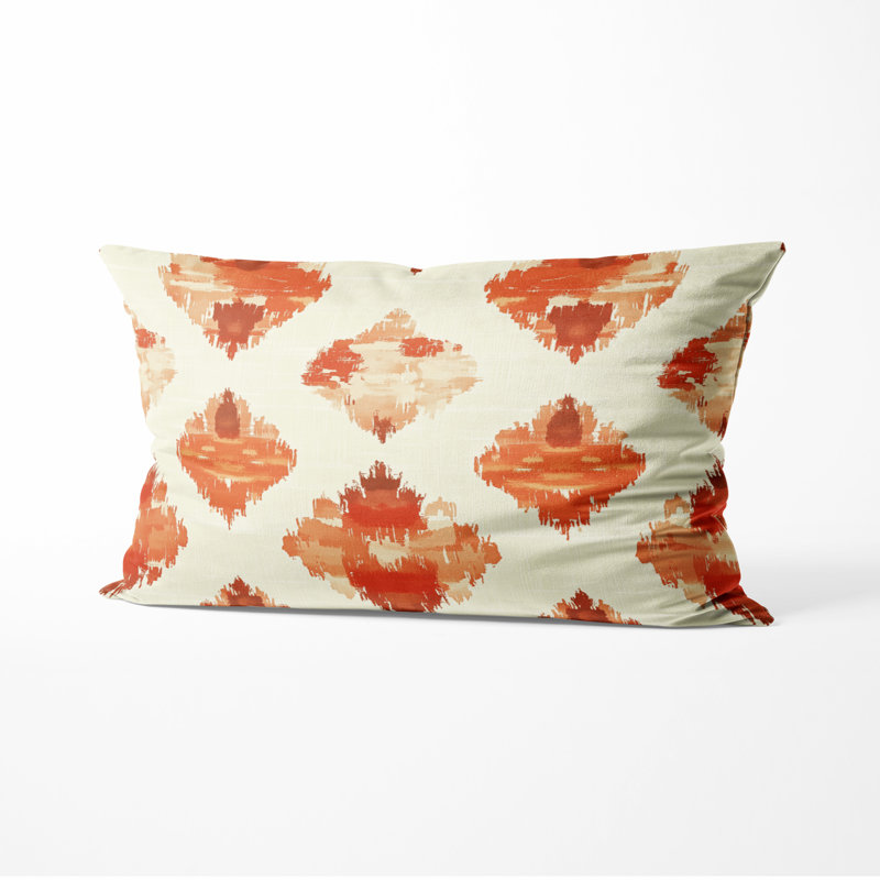 Coussin décoratif Country Farmhouse - Coussin Ikat, H 12 po x l 20 po