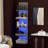 5-Tier Floating Wall Shelf with Bulit-in RGB Lights-653135032