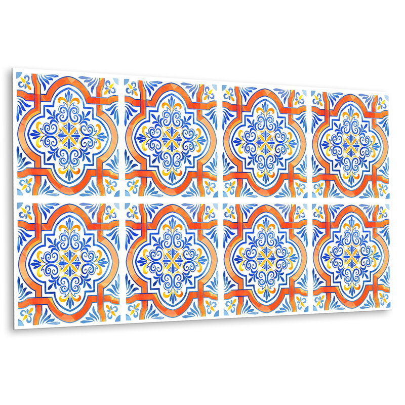 Wall Stickers Self Adhesive Vinyl Splashback 39,37x19,68 Inch Wall Tiles Tile Peel and Stick Sticker