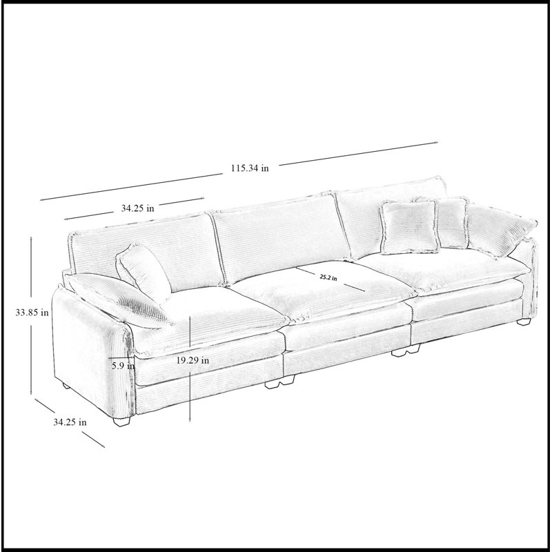 Canapé confortable