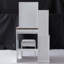 Petite coiffeuse 29,2 po avec miroir coulissant, tabouret et rangement grande capacité-1405354904