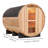 Anyi 4-Person Patchwork Red Cedar Traditional Steam sauna