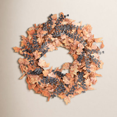 26" Handcrafted Maple Thanksgiving Wreath