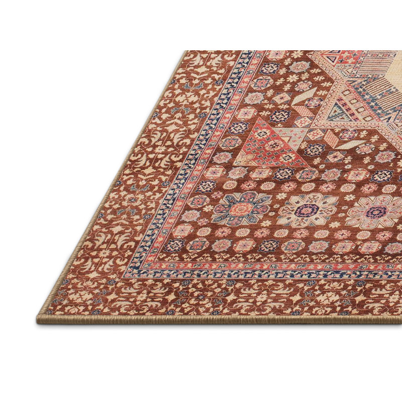 Tapis abstrait à motif abstrait moderne 4012, Rectangle 3 pi x 5 pi