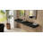 Badeloft 39.4" x 19.6" Stone Resin Wall Mounted Bathroom Sink WT-04-A-MBLK in Matte Black