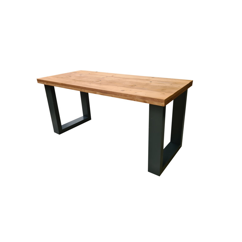 Sterger Commercial Use Rectangle Writing Desk, 75'' H x 130'' W x 70'' D, Black