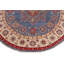Rond en laine bohémien Lulsgate Mya bleu clair / beige - 8 pi 0 po x 8 pi 0 po