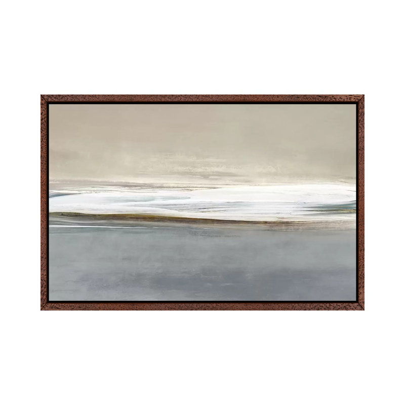 Reflective II by Jake Messina - Painting on Canvas, Classic Brown Wood Framed, 66.04 cm H x 45.72 cm W