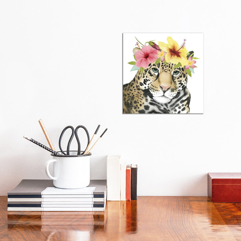 Tropical Halo VI by Grace Popp - Wrapped Canvas Painting, 30.48 cm H x 30.48 cm W