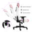 Fauteuil de jeu et de course pivotant ergonomique Inbox Zero-1912929345