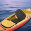 Siège de kayak ajustable et pliable avec dossier rembourré pour planche à rame et bateau de pêche