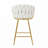 Rukija Upholstered Gold Plated Barstools-957667350