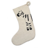 Zebra Christmas Stocking