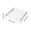 Organisateur de placard coulissant 53,7 cm (L) x 53,3 cm (P) avec tiroirs coulissants en acier, idéal pour la cuisine, la salle de bain, le garde-manger et le rangement à domicile, fini chromé, étagères coulissantes durables pour meubles bas.