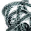 Dominico Glass Rope Desk Accessory Sculpture-44944857