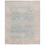 Rectangle Oriental Hand-Knotted Wool Area Rug in Blue/Brown-512389151