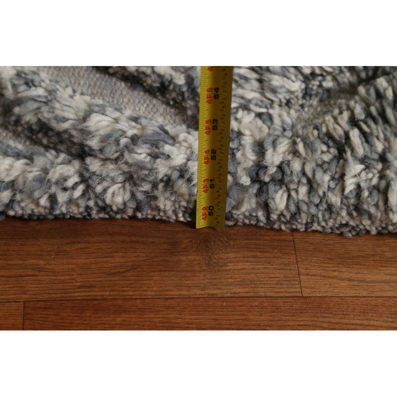 Tapis oriental en laine marocain en laine noué à la main 6 x 8