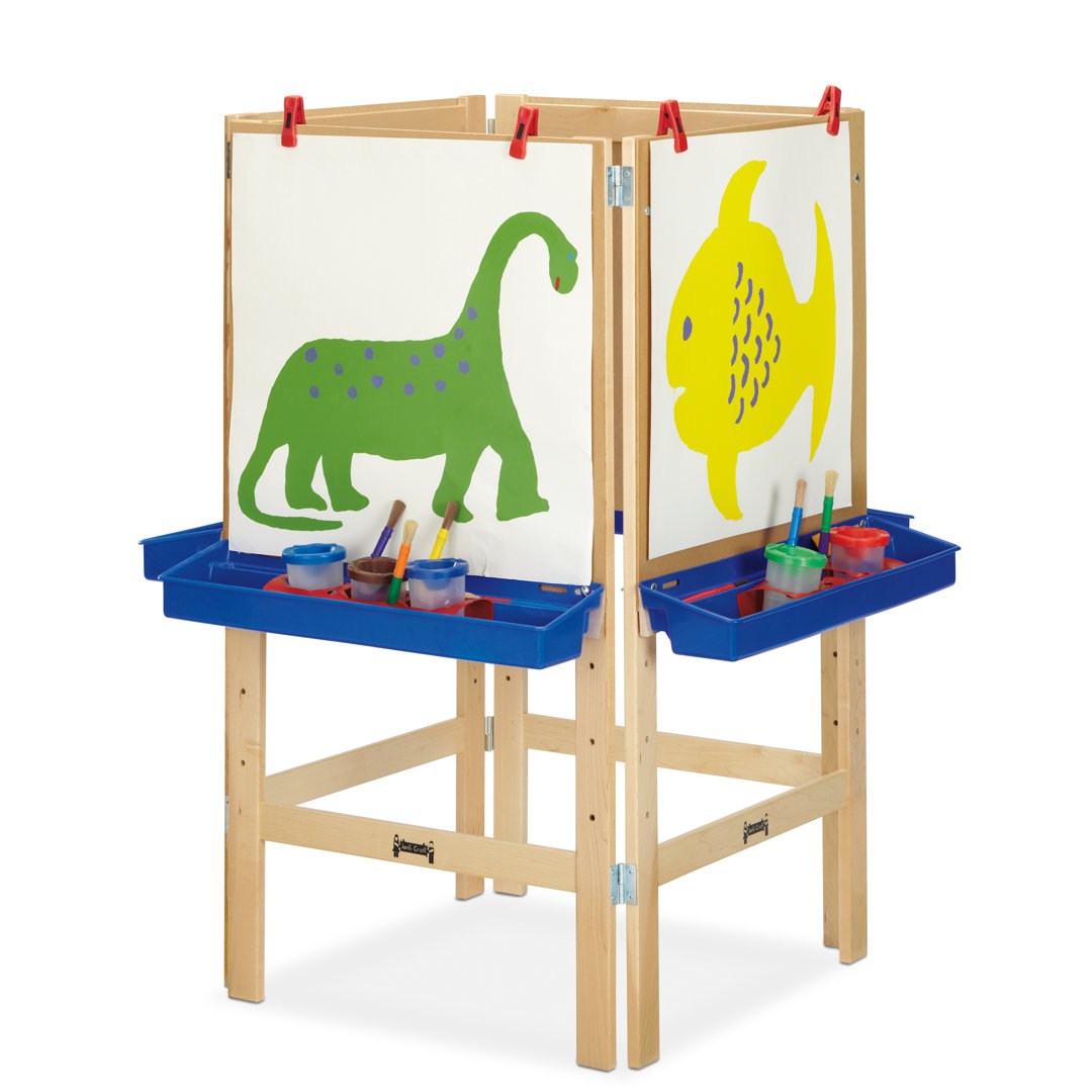 Jonti-Craft® 4 Way Adjustable Easel Jonti-Craft