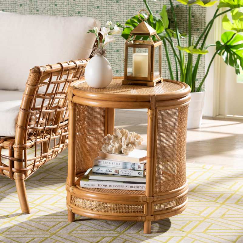 Atencio Rattan End Table