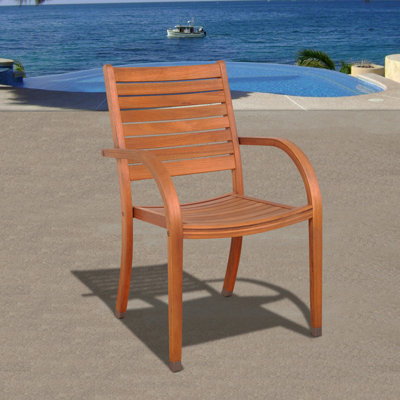 Chaise de patio empilable Landon