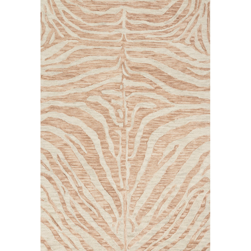 Tapis rosé / ivoire Masai, Rectangle 3 pi 6 po x 5 pi 6 po